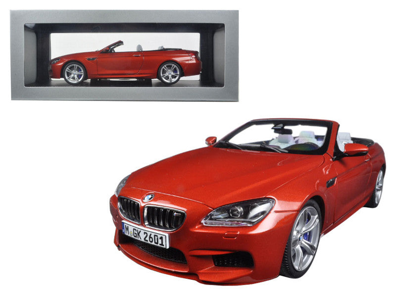 BMW M6 F12M Convertible Sakhir Orange 1/18 Diecast Model Car by Paragon-0