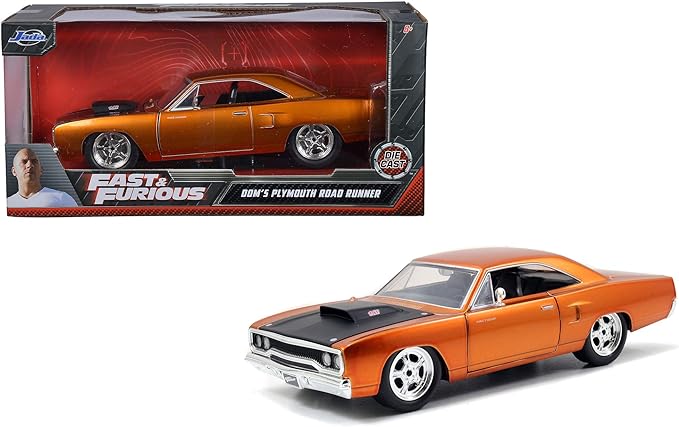 Plymouth Road Runner 1970 (Copper) Dom’s Jada 1:24 – Fast &amp; Furious | 97126