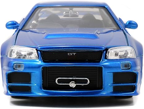 Nissan Skyline GT-R R34 Brian's 2002 Jada 1:24 – Fast &amp; Furious | 97173 Front View