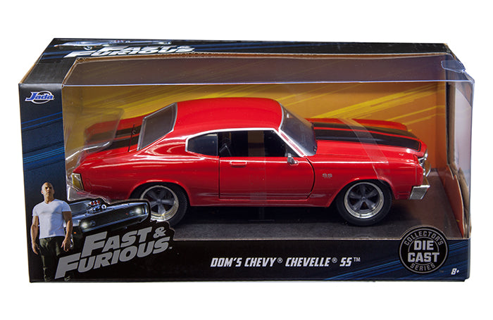 1:24ワイスピ  DOM&#39;S CHEVY CHEVELLE SS Red/B 1:24ワイスピ DOM'S CHEVY CHEVELLE SS Red/Bの通販 by ITUKL
