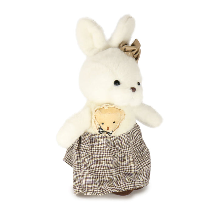 11-inch Old Towne Sage Rabbit with Checkered Dress 2