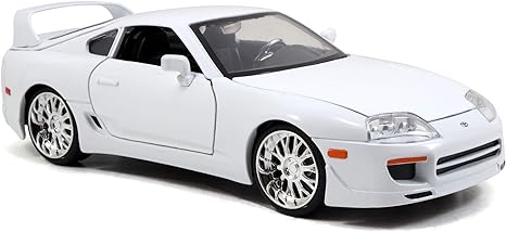 Toyota Supra, White (Brian's) - Jada 1:24 – Fast &amp; Furious | 97375 Passenger and Front View