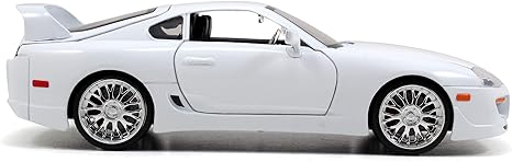 Toyota Supra, White (Brian's) - Jada 1:24 – Fast &amp; Furious | 97375 Side View