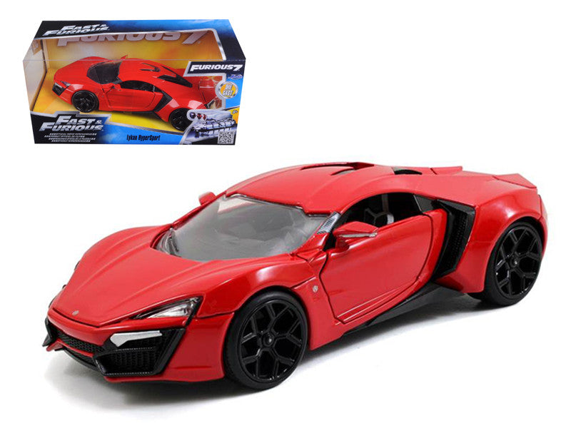 Lykan Hypersport Red "Fast & Furious 7" (2015) Movie 1/24 Diecast Model Car by Jada-0