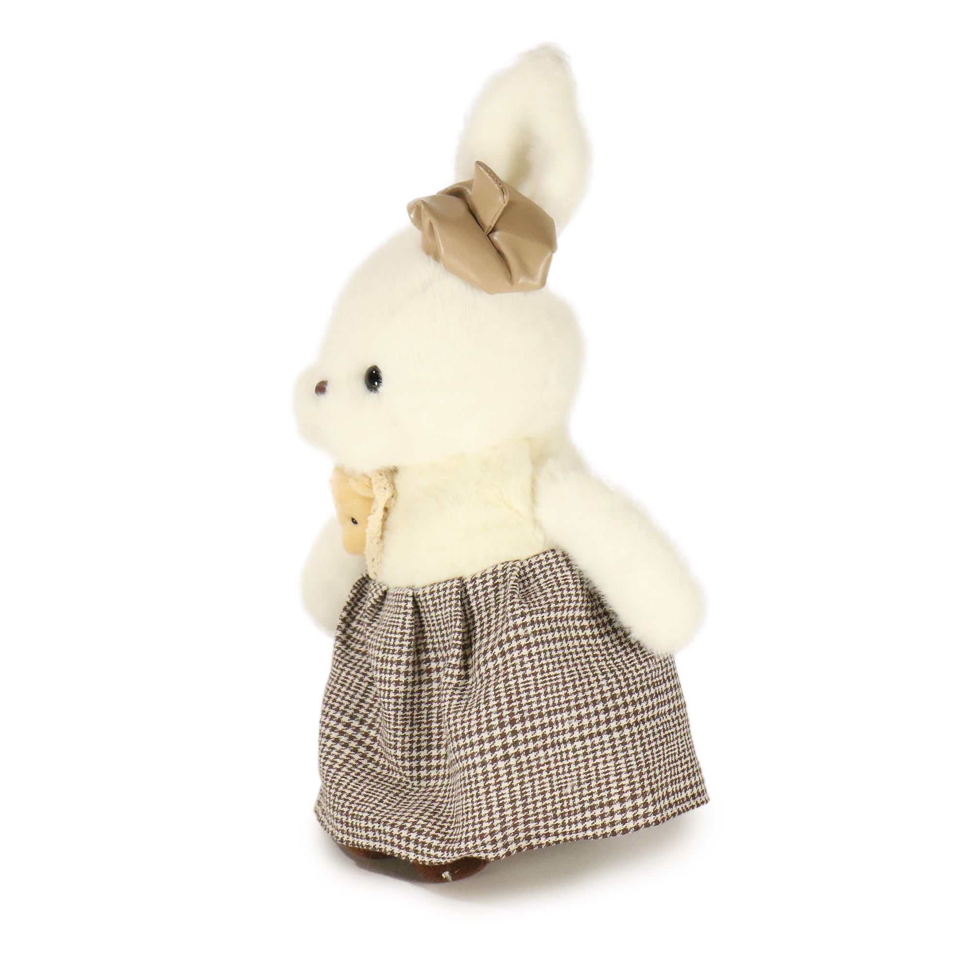 11-inch Old Towne Sage Rabbit with Checkered Dress 3