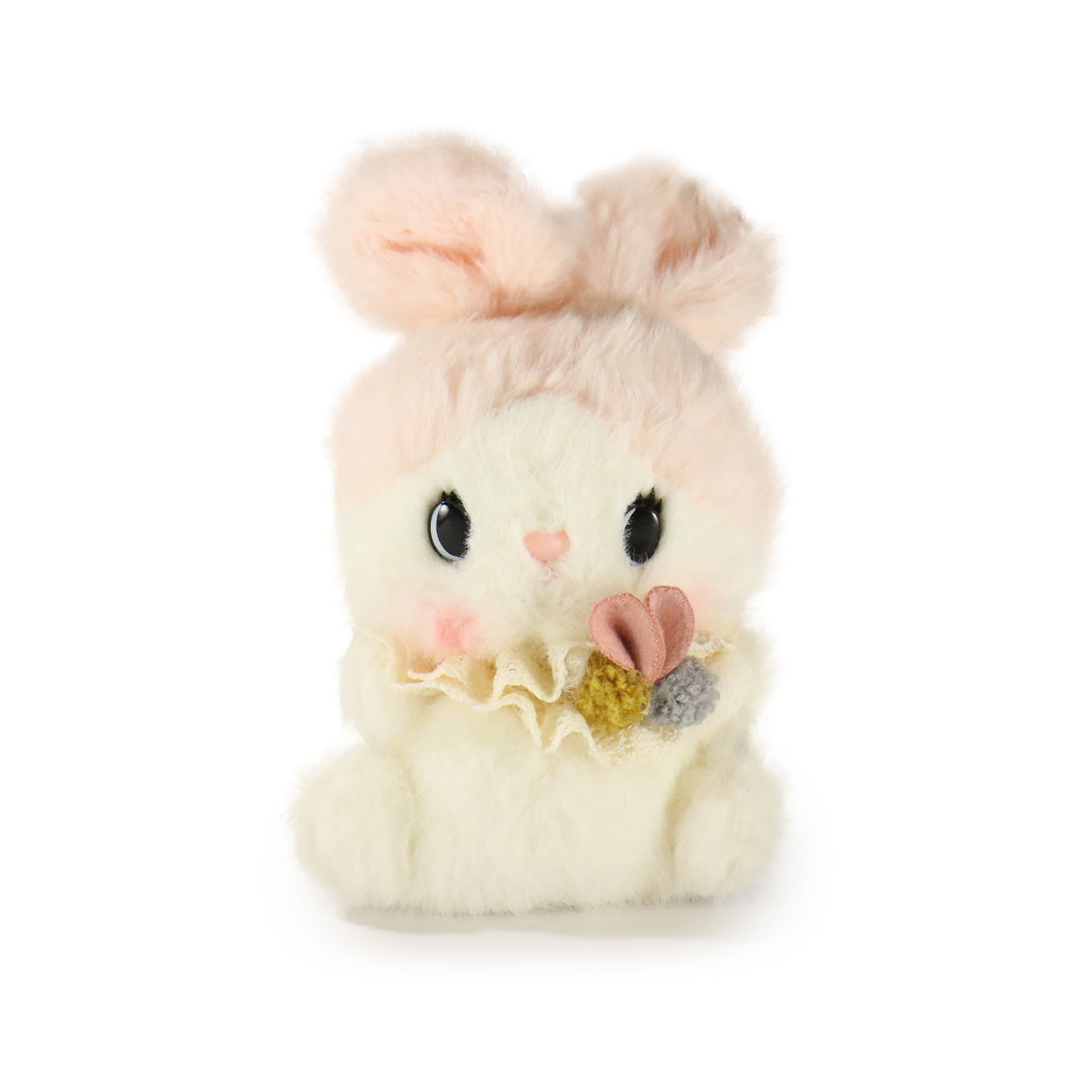 White Bunny with Flower Bow 5-inch 