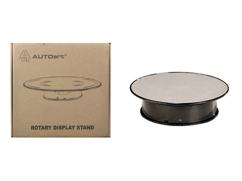 Rotary Display Turn Table 8 Inches with Silver Top 1/43, 1/64, 1/32, 1/24 by Autoart-0