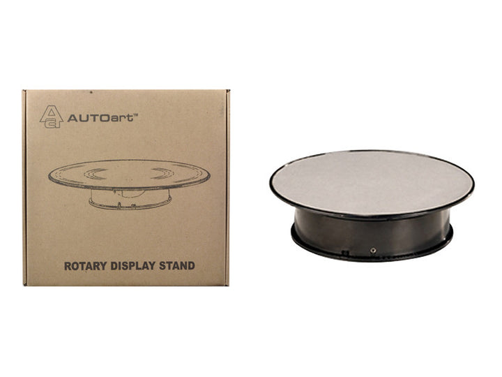 Rotary Display Turn Table 8 Inches with Silver Top 1/43, 1/64, 1/32, 1/24 by Autoart-0