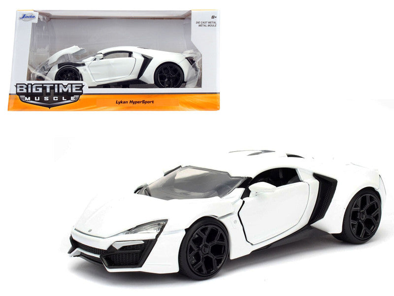 Lykan Hypersport White 1/24 Diecast Model Car by Jada-0