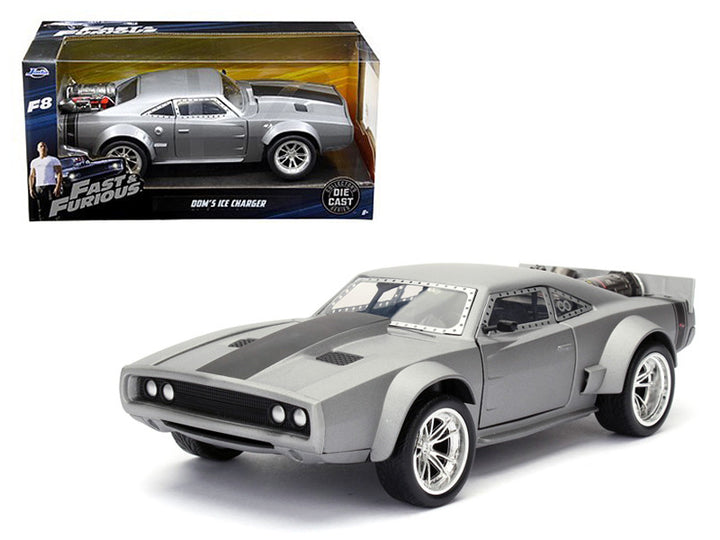 Dom's Ice Charger "Fast & Furious" F8 Movie 1/24 Diecast Model Car by Jada-0