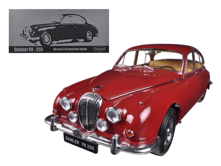 1967 Daimler V8-250 Regency Maroon Limited to 3000pc 1/18 Diecast Model Car by Paragon-0