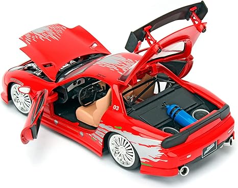 Mazda RX-7 Dom’s 1993 Jada 1:24 – Fast &amp; Furious | 98338 Open Doors