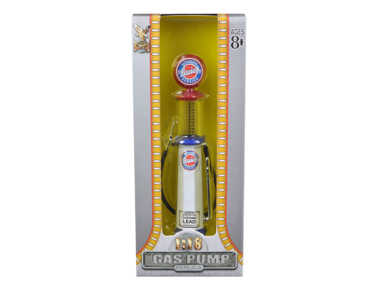 Buick Gasoline Vintage Gas Pump Cylinder 1/18 Diecast Replica by Road Signature-0