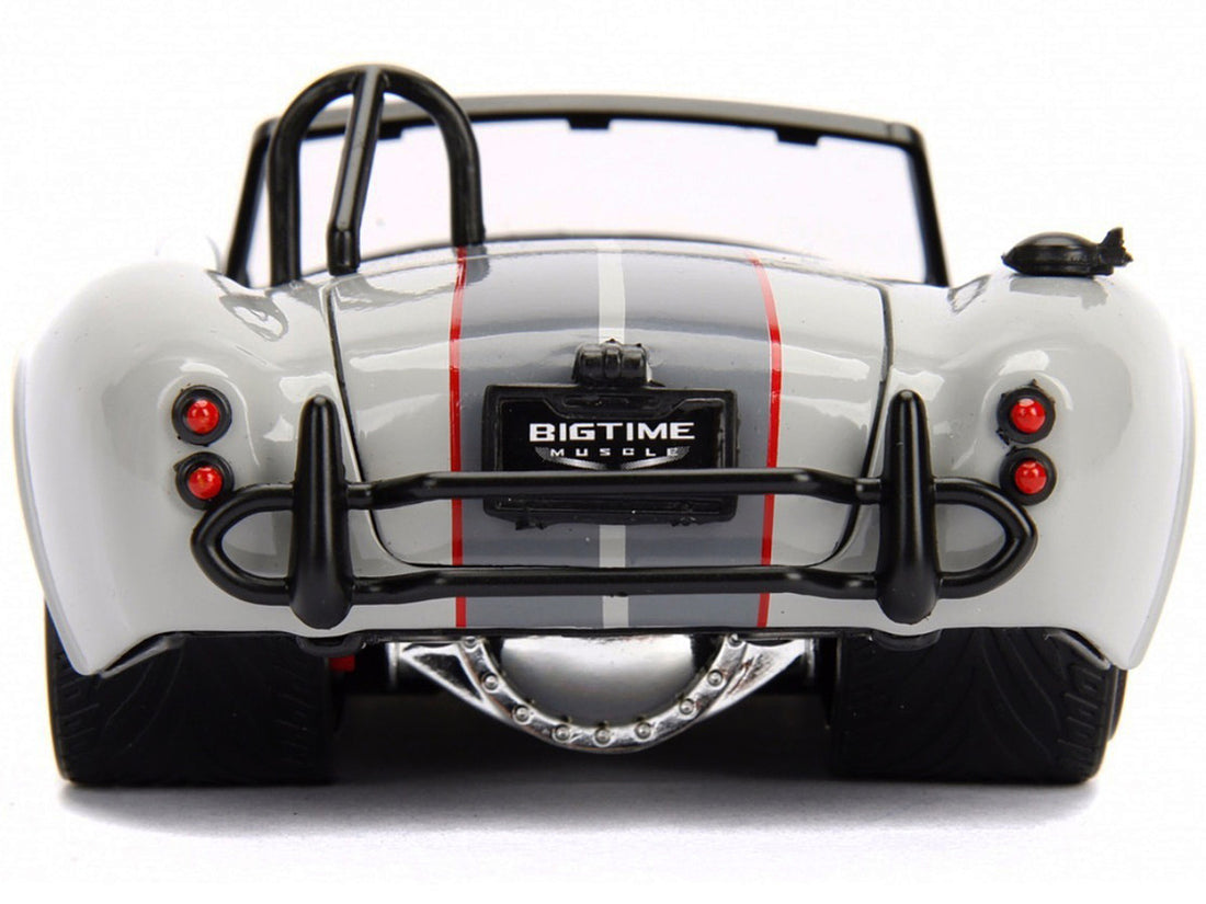 1965 Shelby Cobra 427 S/C Grey 1/24 Diecast Model Car by Jada-3