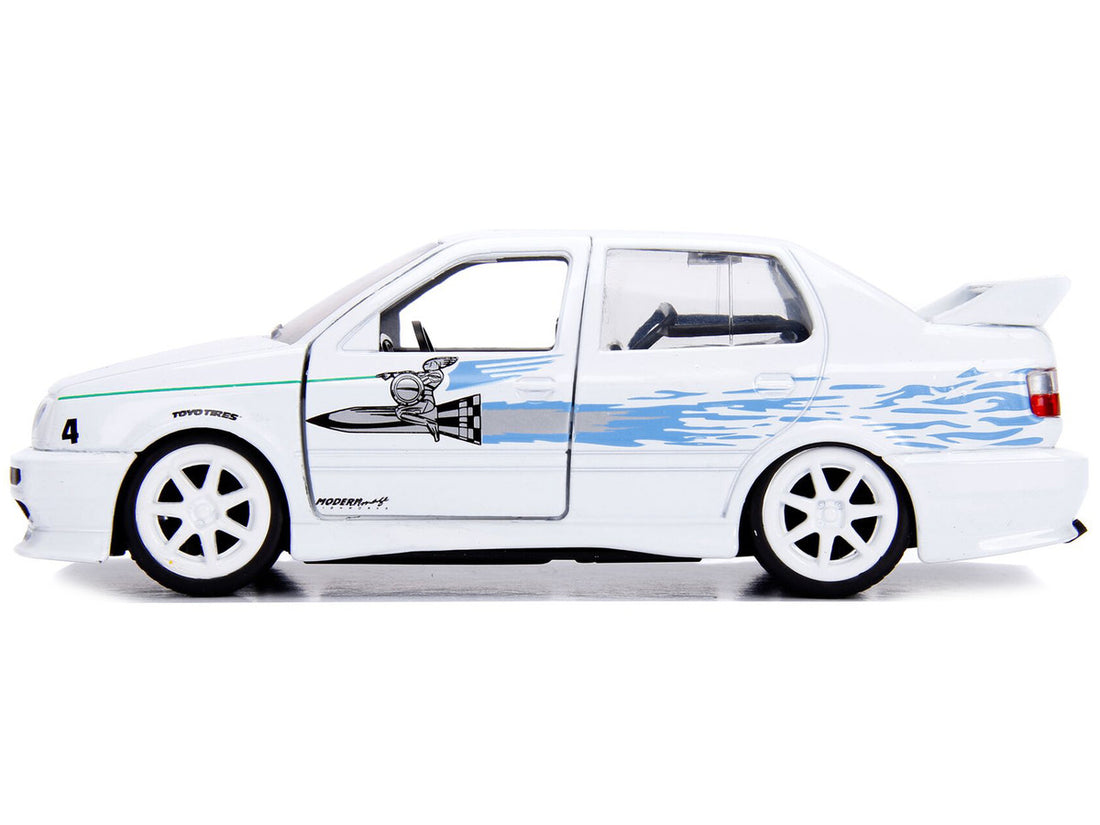 Jesse's Volkswagen Jetta White "Fast & Furious" Movie 1/32 Diecast Model Car by Jada-2