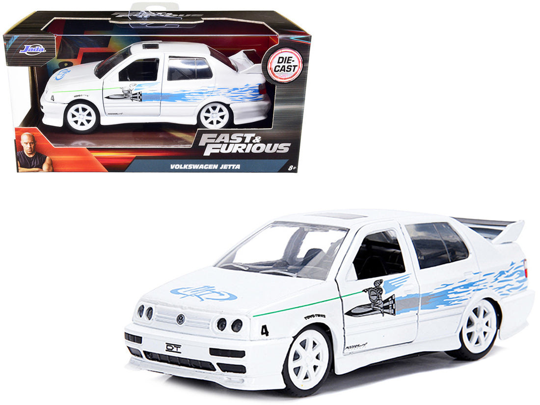 Jesse's Volkswagen Jetta White "Fast & Furious" Movie 1/32 Diecast Model Car by Jada-0