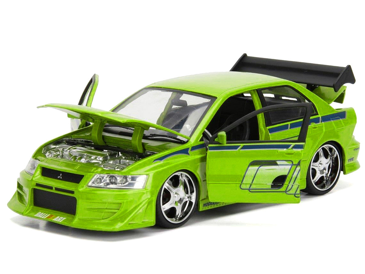 Mitsubishi Lancer Evolution VII Green with Graphics Brian's 