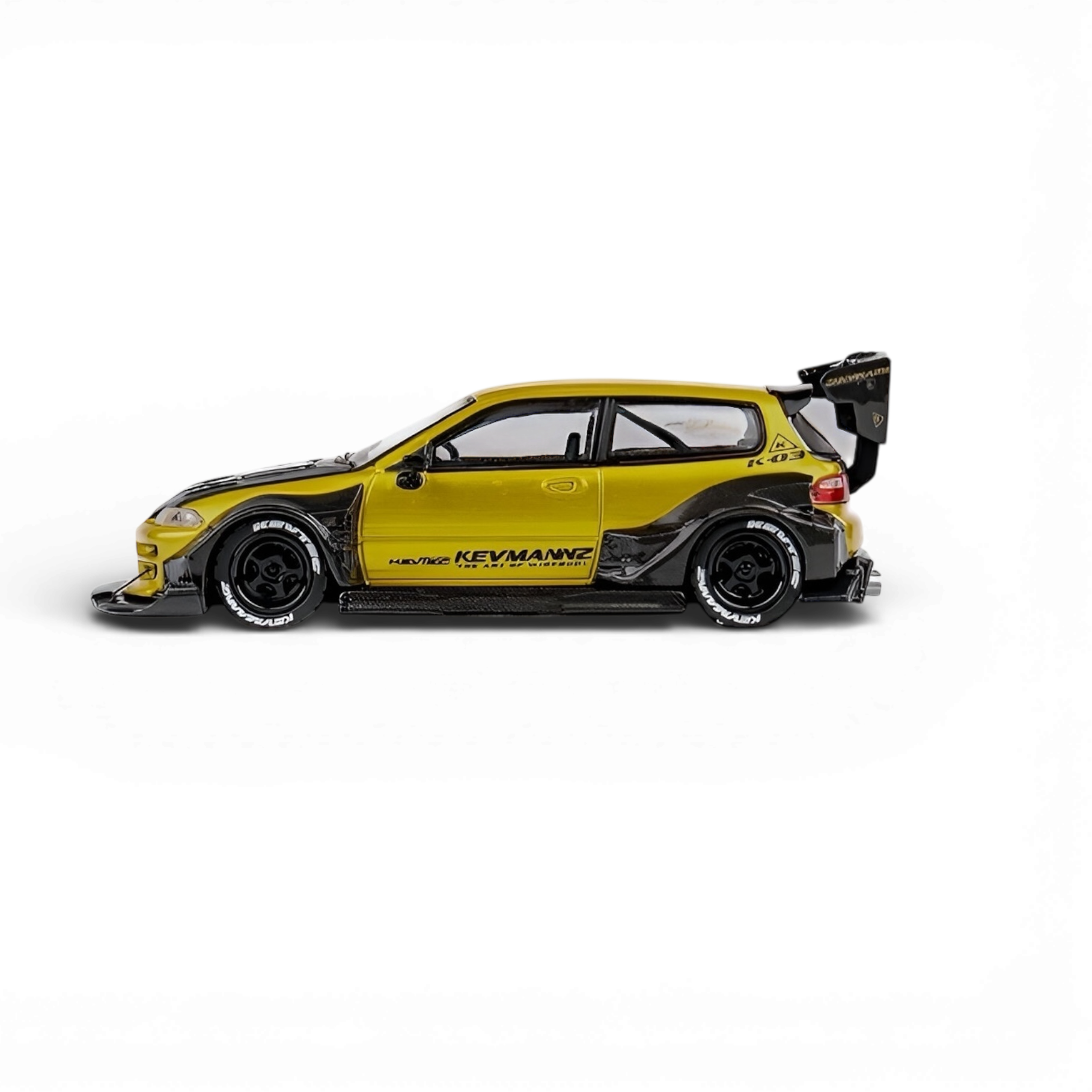 DCM Civic EG Ver.1 Gold Carbon Fiber Short Tail 1:64 3