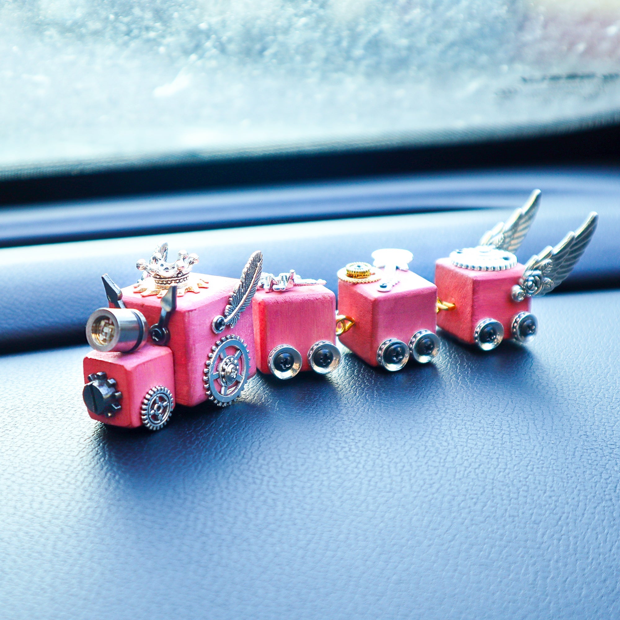 DIY Timber Train Kit – Build a Wooden Train with LED Light, Fun Accessories, Home and Office Décor 2