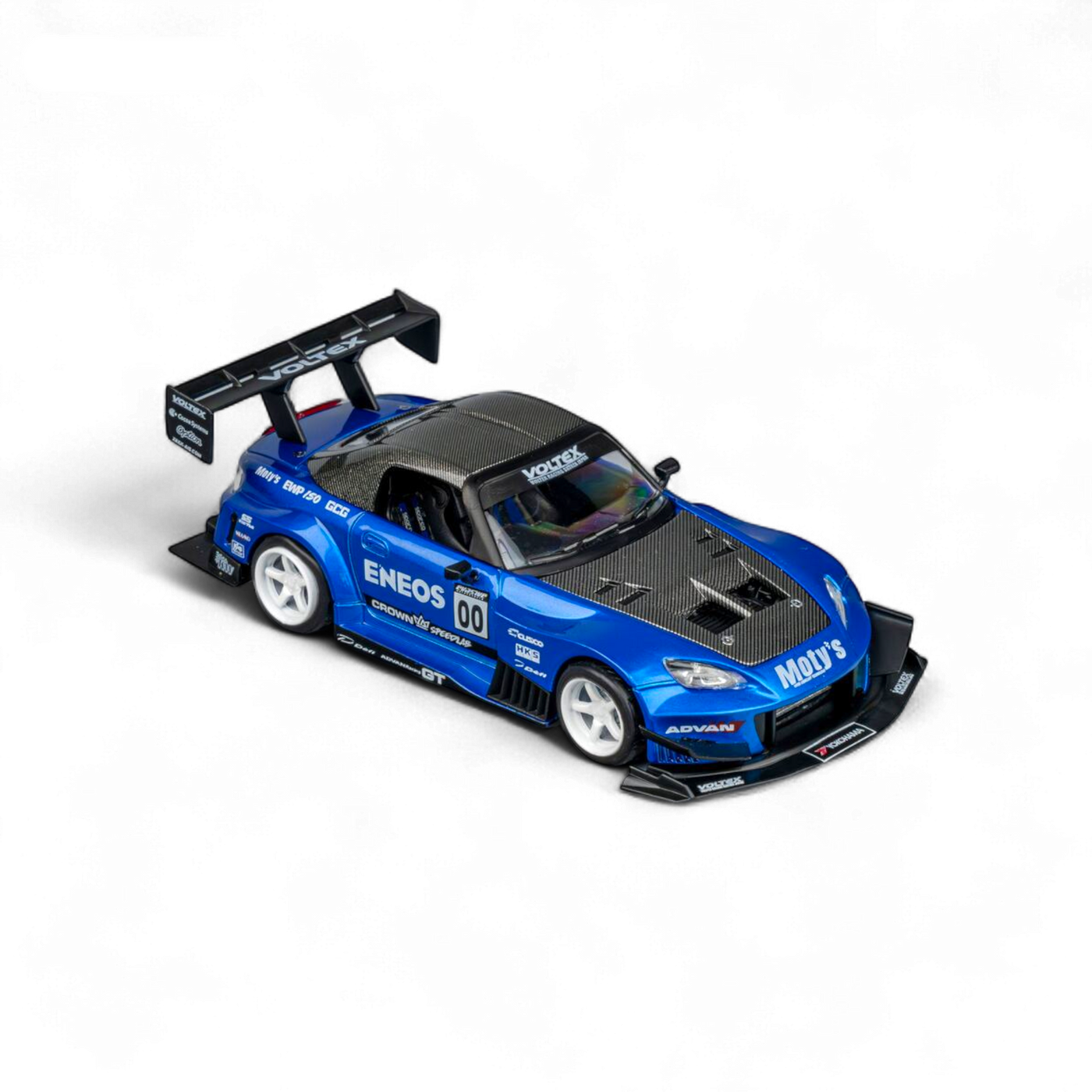 Honda S2000 ENEOS #00 TOP FUEL - Candy Blue 1:64 by MicroTurbo Honda S2000 ENEOS #00 TOP FUEL - Candy Blue 1:64 by MicroTurbo
