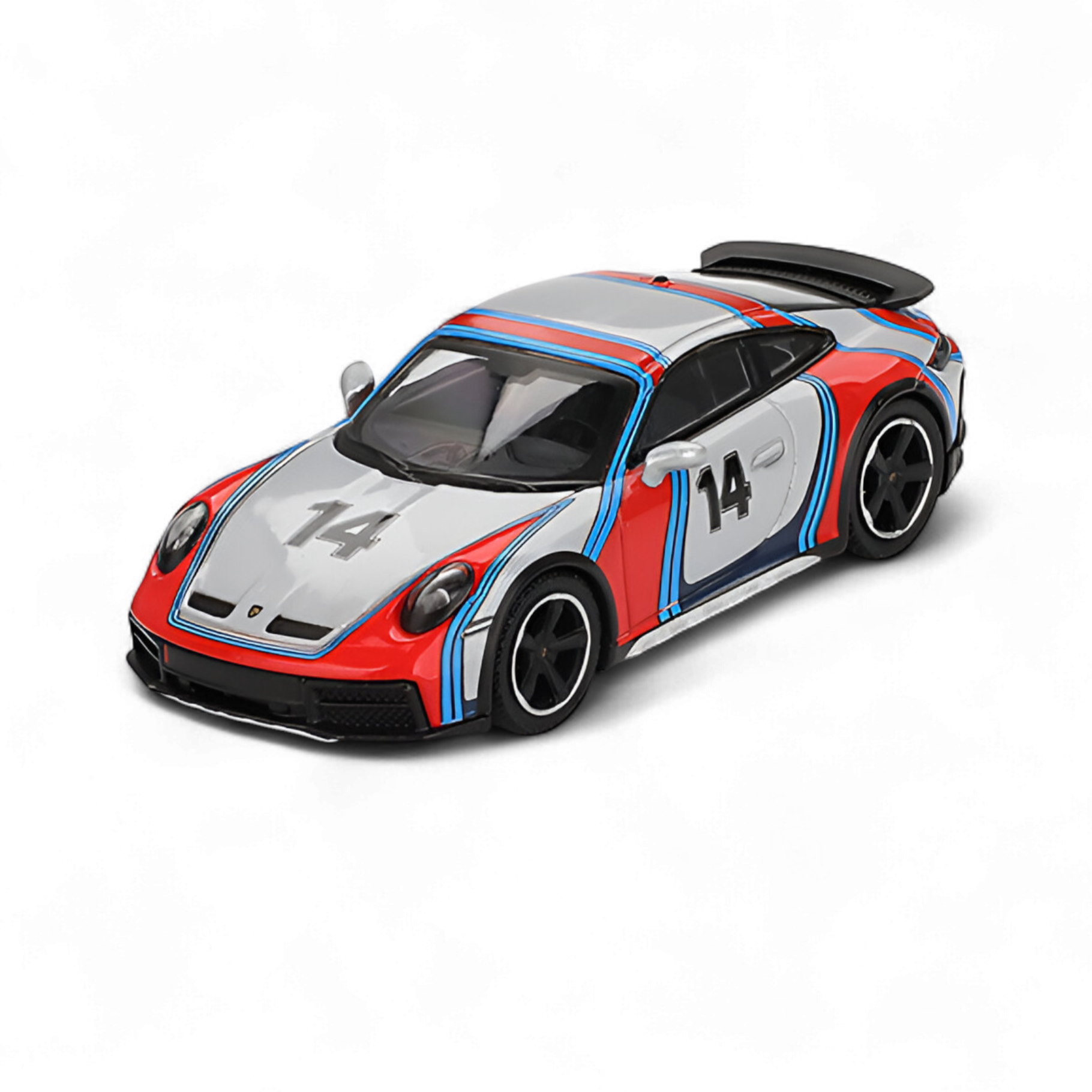 Porsche 911 Dakar “Rally 1974” Ice Grey Metallic 1:64 MGT00964 by Mini-GT 3