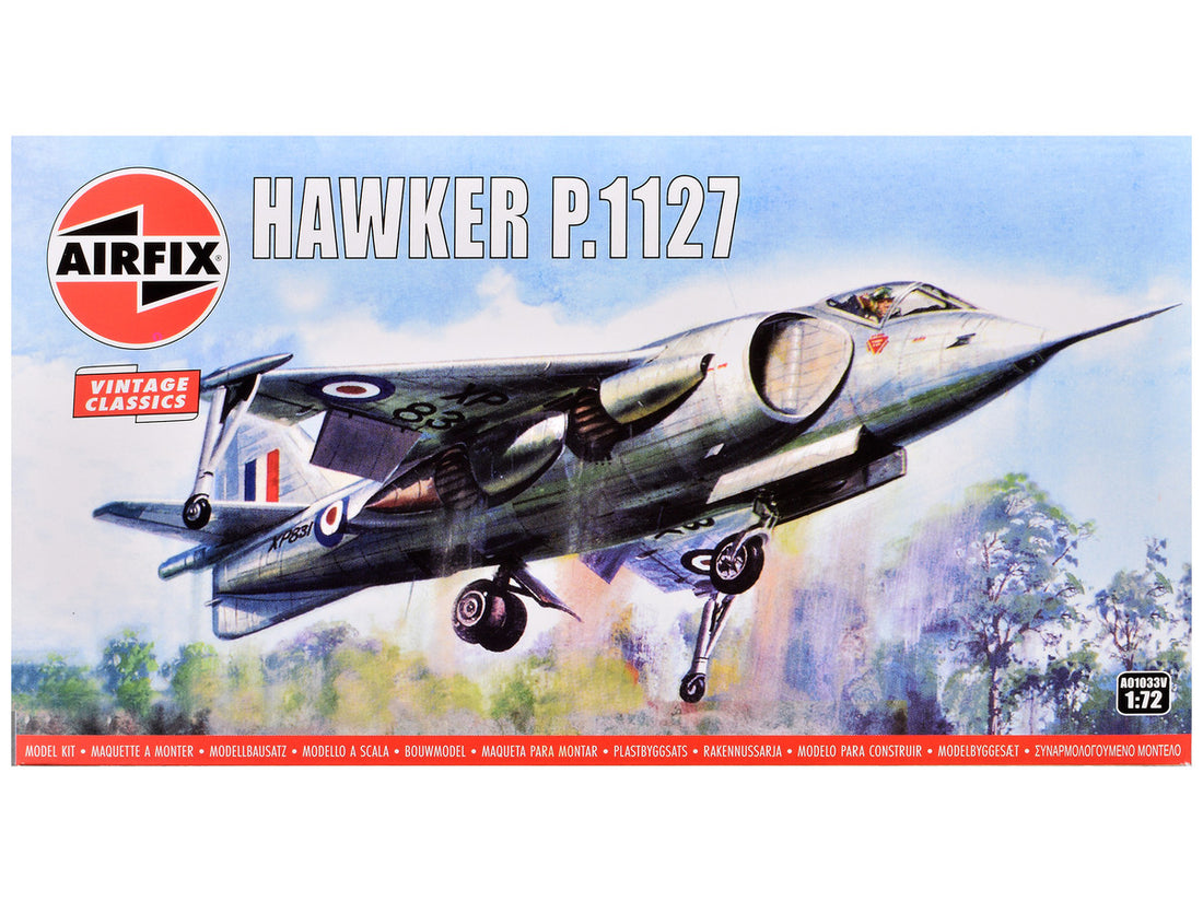 Level 1 Model Kit Hawker P.1127 Aircraft 1/72 Plastic Model Kit by Airfix-0