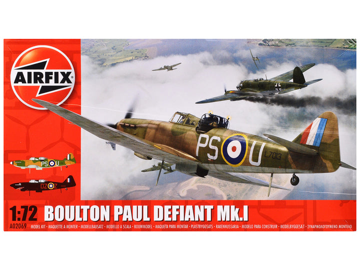 Level 1 Model Kit Boulton Paul Defiant Mk.I Aircraft 1/72 Plastic Model Kit by Airfix-0