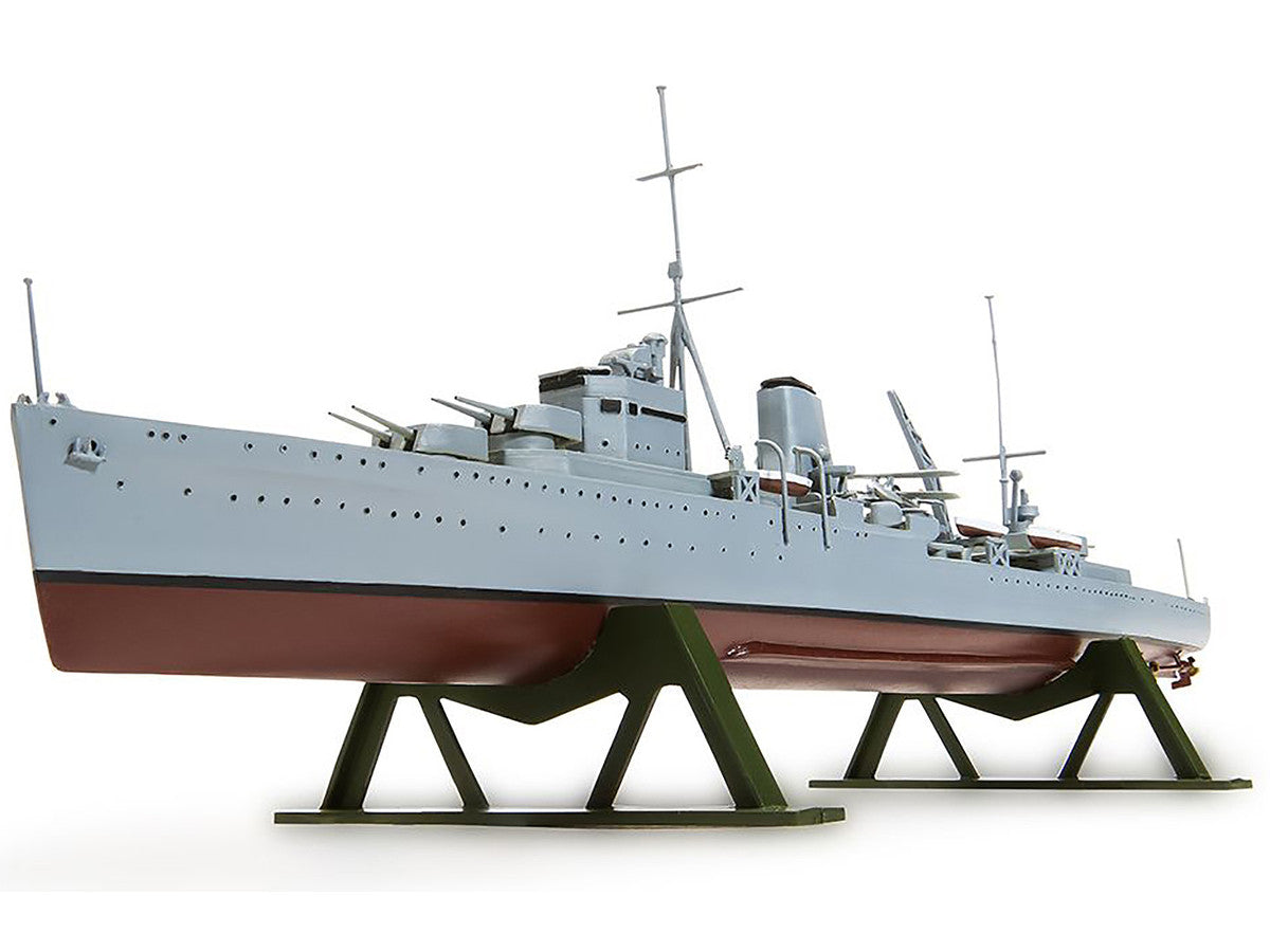 Level 3 Model Kit HMS Ajax Light Cruiser 1/600 Plastic Model Kit by Airfix-3
