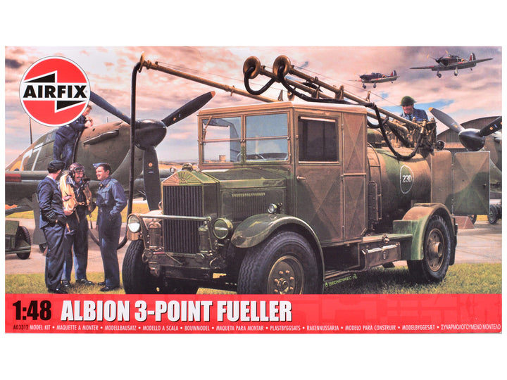 Level 2 Model Kit Albion 3-Point Fueller Truck 1/48 Plastic Model Kit by Airfix-0