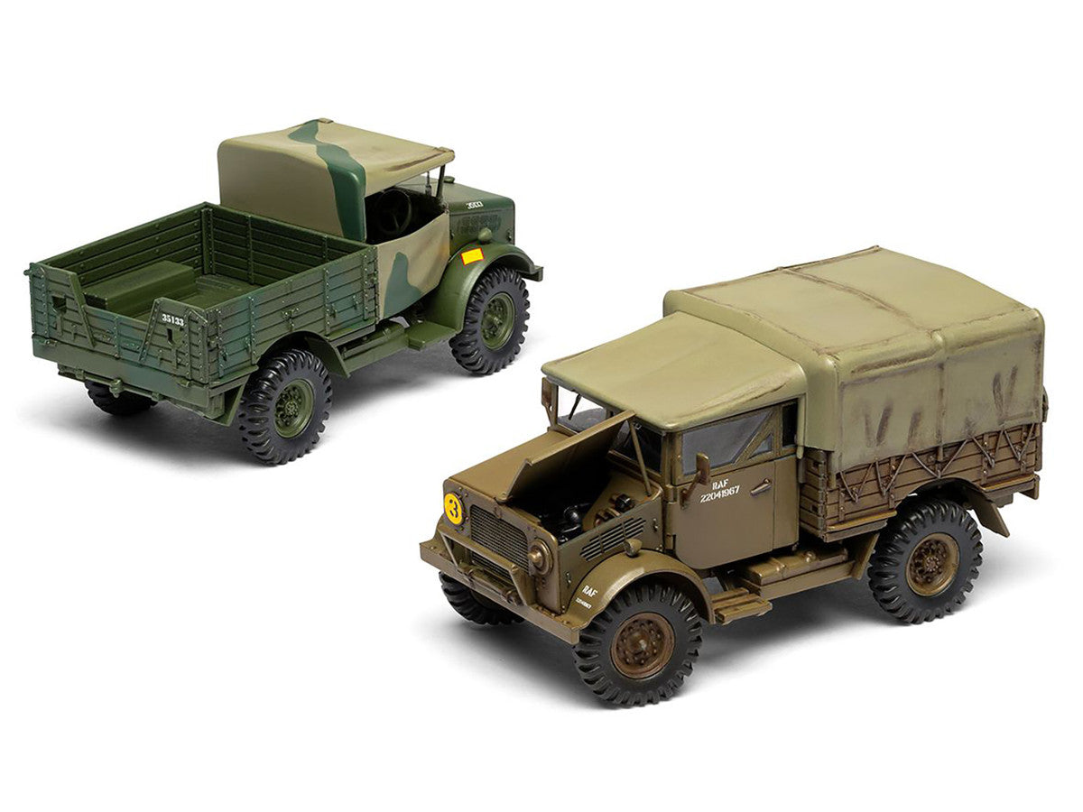 Level 2 Model Kit WWII 15-cwt 4x2 General Service Truck with 2 Scheme Options 1/48 Plastic Model Kit by Airfix-3