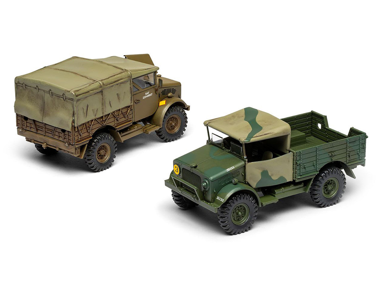 Level 2 Model Kit WWII 15-cwt 4x2 General Service Truck with 2 Scheme Options 1/48 Plastic Model Kit by Airfix-4