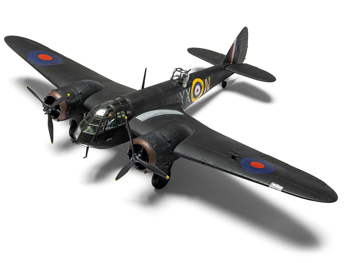Level 2 Model Kit Bristol Blenheim Mk.IF Aircraft with 2 Scheme Options 1/72 Plastic Model Kit by Airfix-4