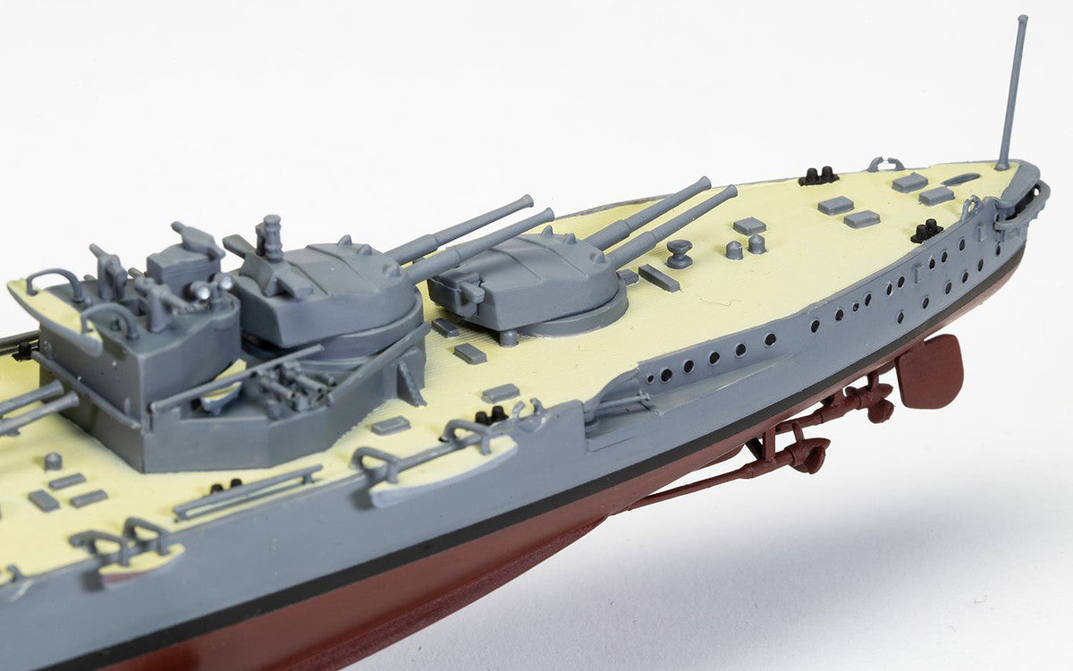 Level 3 Model Kit HMS Iron Duke Frigate "Vintage Classics" Series 1/600 Plastic Model Kit by Airfix-4
