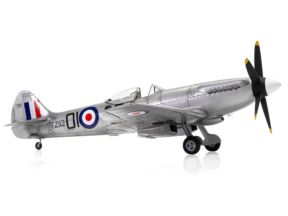Level 2 Model Kit Supermarine Spitfire FR Mk.XIV Fighter Aircraft with 2 Scheme Options 1/48 Plastic Model Kit by Airfix-2