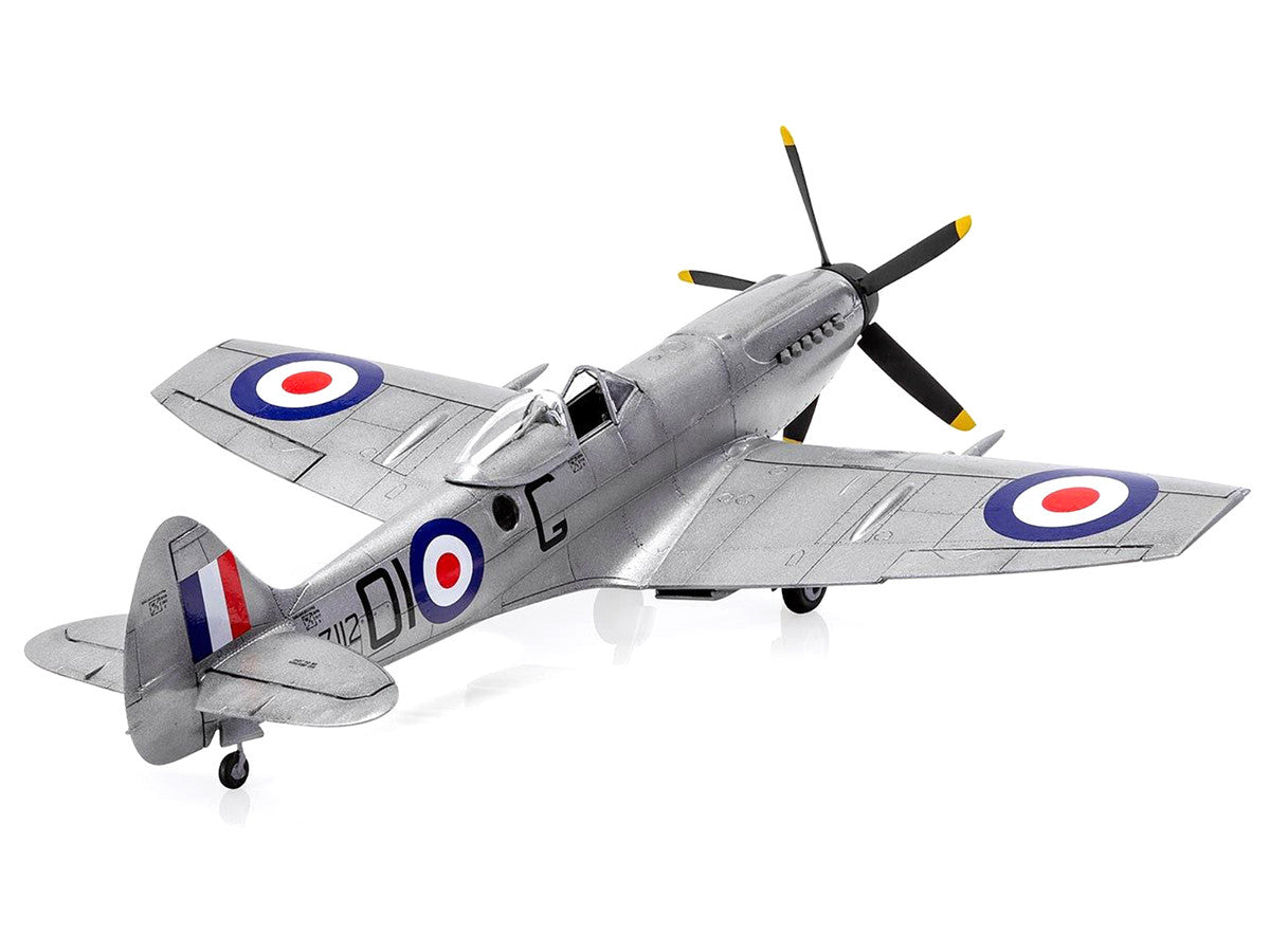 Level 2 Model Kit Supermarine Spitfire FR Mk.XIV Fighter Aircraft with 2 Scheme Options 1/48 Plastic Model Kit by Airfix-3