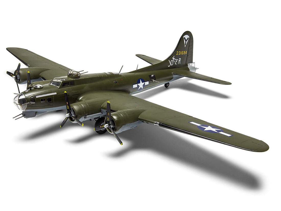 Level 3 Model Kit Boeing B-17G/Fortress Mk.III Aircraft with 2 Scheme Options 1/72 Plastic Model Kit by Airfix-1