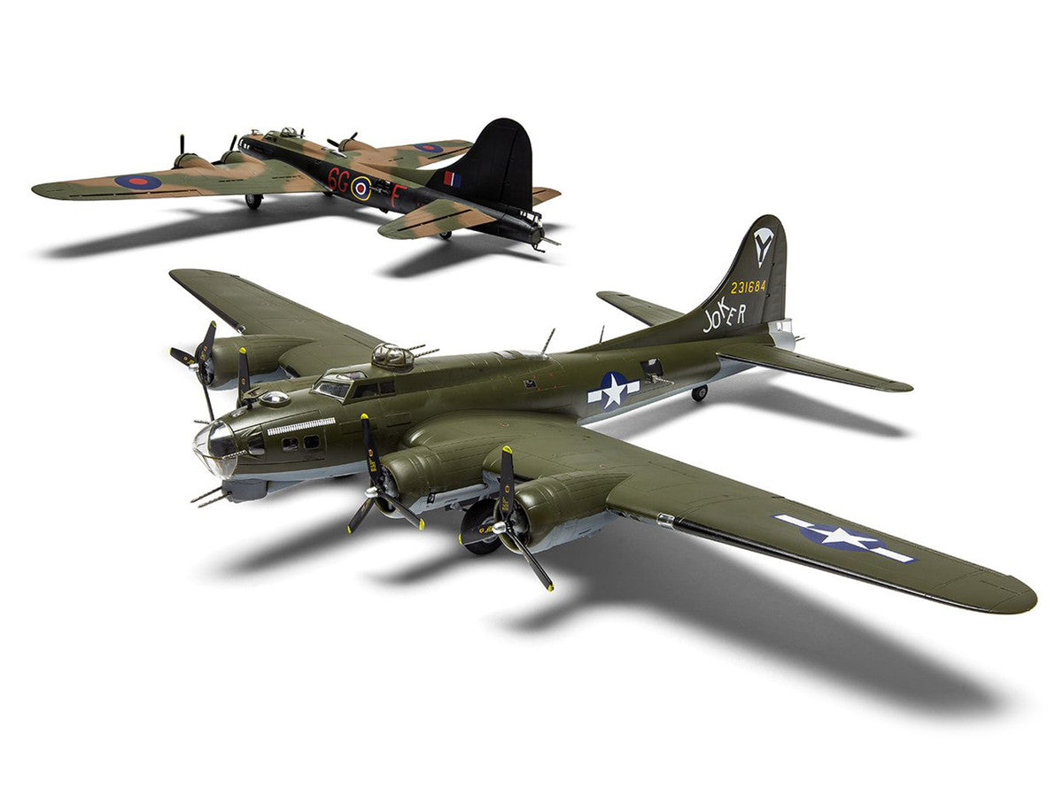 Level 3 Model Kit Boeing B-17G/Fortress Mk.III Aircraft with 2 Scheme Options 1/72 Plastic Model Kit by Airfix-3