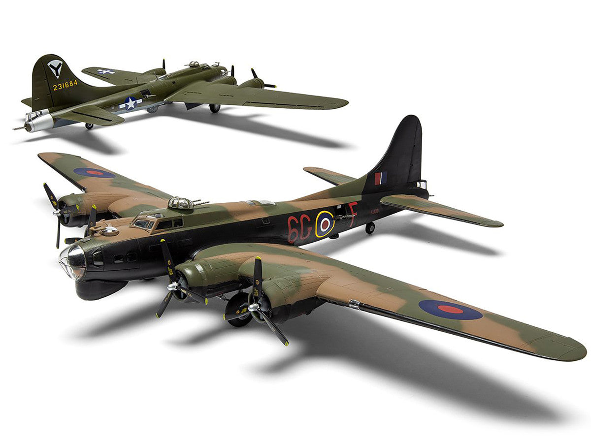 Level 3 Model Kit Boeing B-17G/Fortress Mk.III Aircraft with 2 Scheme Options 1/72 Plastic Model Kit by Airfix-4
