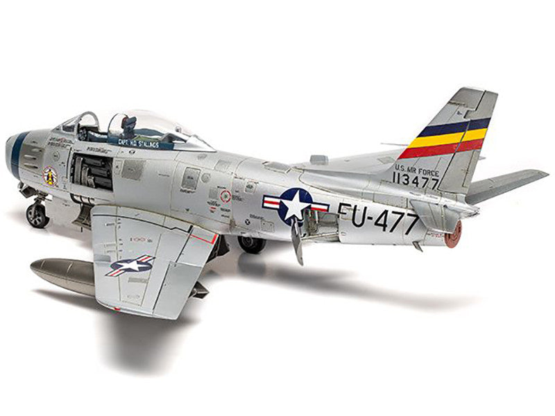Level 2 Model Kit North American F-86F Sabre Aircraft with 2 Scheme Options 1/48 Plastic Model Kit by Airfix-2