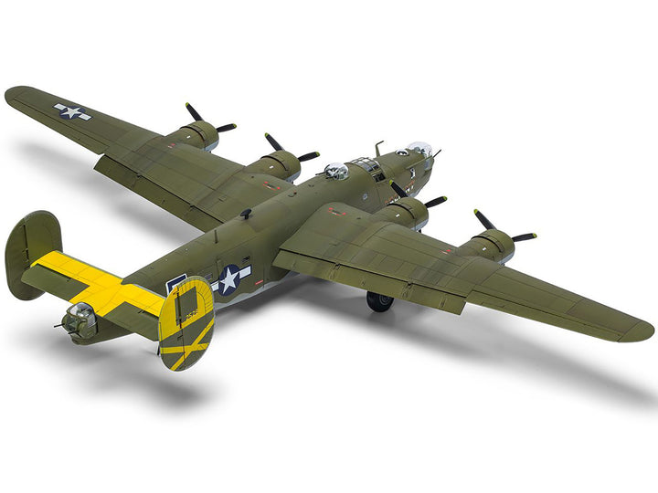 Level 3 Model Kit Consolidated B-24H Liberator Bomber Aircraft with 2 Scheme Options 1/72 Plastic Model Kit by Airfix-0