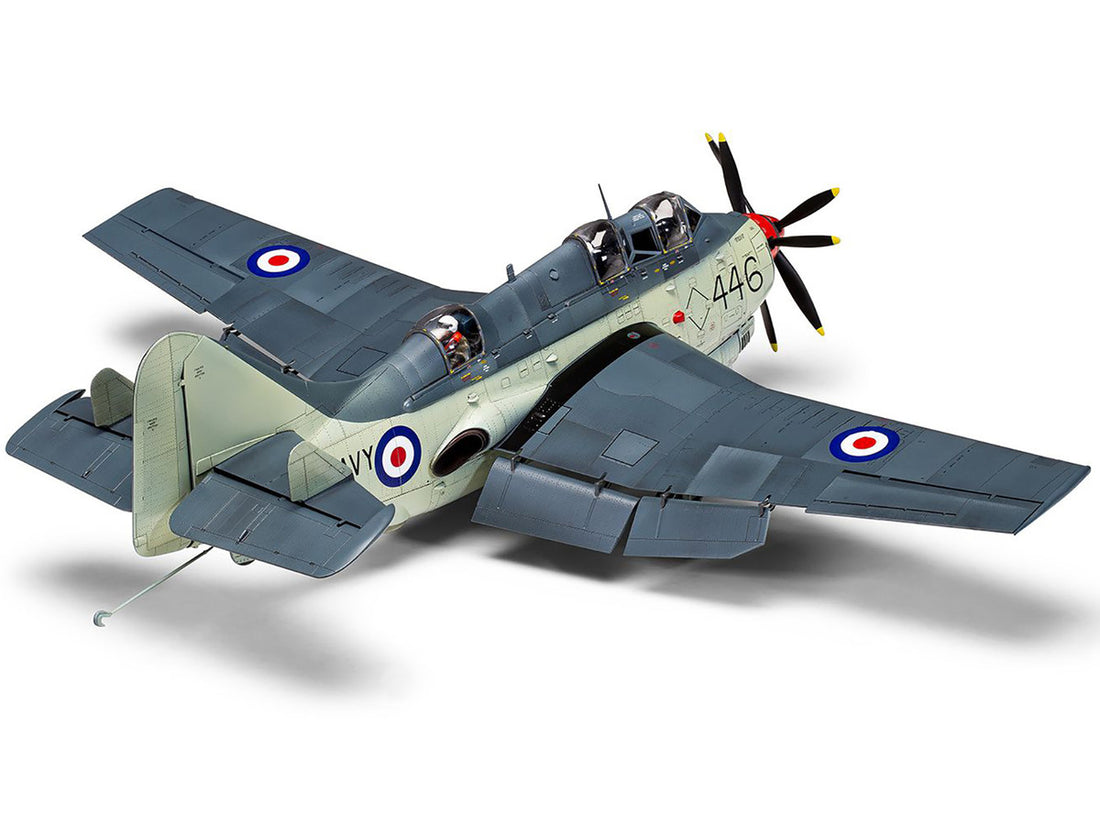 Level 4 Model Kit Fairey Gannet AS.1/AS.4 Aircraft with 3 Scheme Options 1/48 Plastic Model Kit by Airfix-2