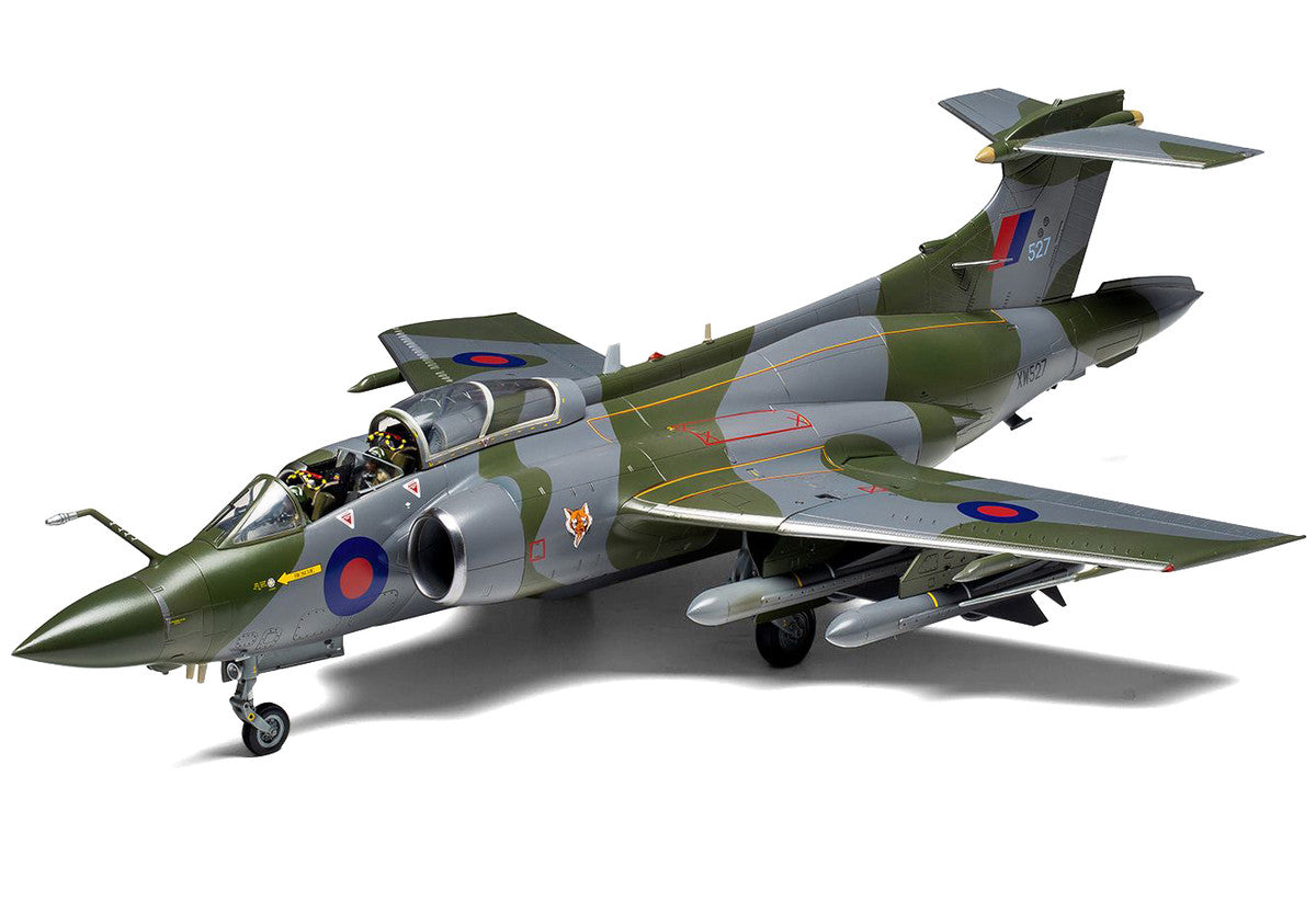 Level 4 Model Kit Blackburn Buccaneer S.2B Aircraft with 3 Scheme Options 1/48 Plastic Model Kit by Airfix-1