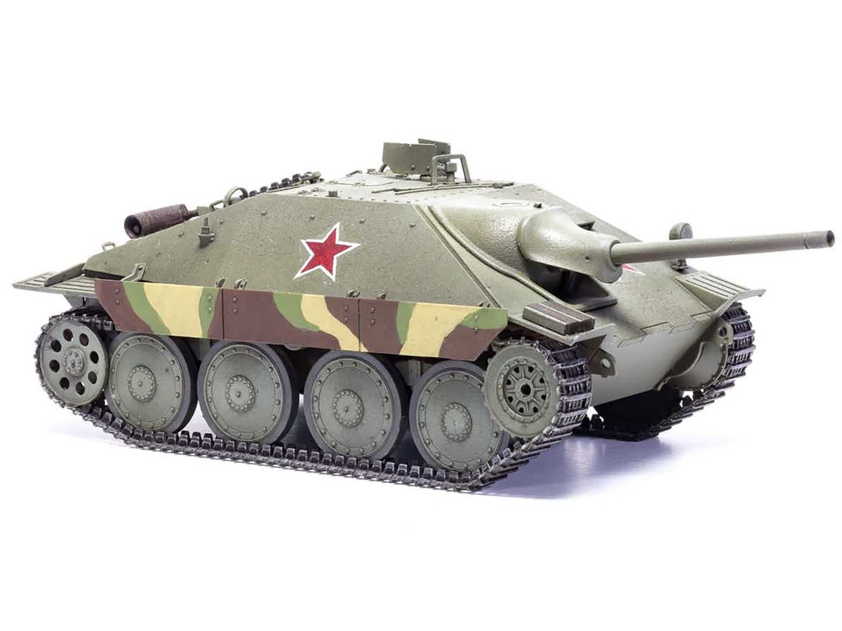 Level 3 Model Kit Jagdpanzer 38(t) Hetzer "Late Version" Tank with 2 Scheme Options (Level 3) 1/35 Plastic Model Kit by Airfix-1