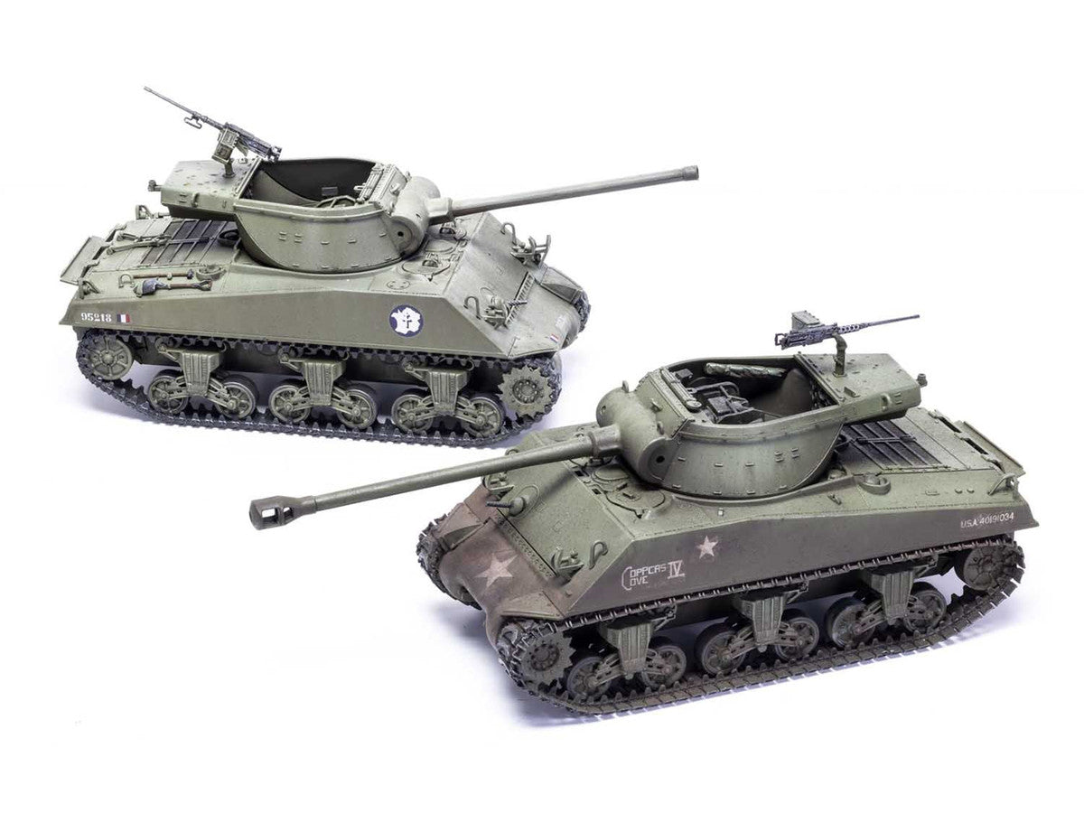 Level 3 Model Kit M36B1 Gun Motor Carriage (GMC) Tank Destroyer with 2 Scheme Options 1/35 Plastic Model Kit by Airfix-3