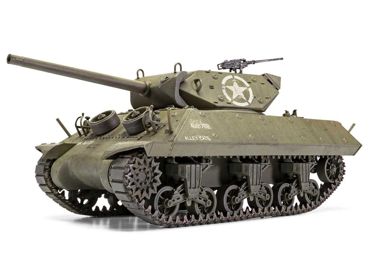 Level 3 Model Kit M10 Gun Motor Carriage (GMC) Tank Destroyer with 2 Scheme Options 1/35 Plastic Model Kit by Airfix-2