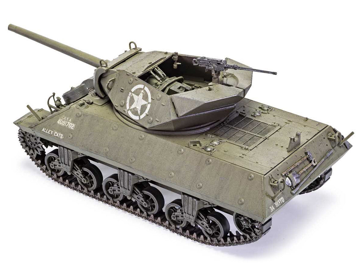 Level 3 Model Kit M10 Gun Motor Carriage (GMC) Tank Destroyer with 2 Scheme Options 1/35 Plastic Model Kit by Airfix-3