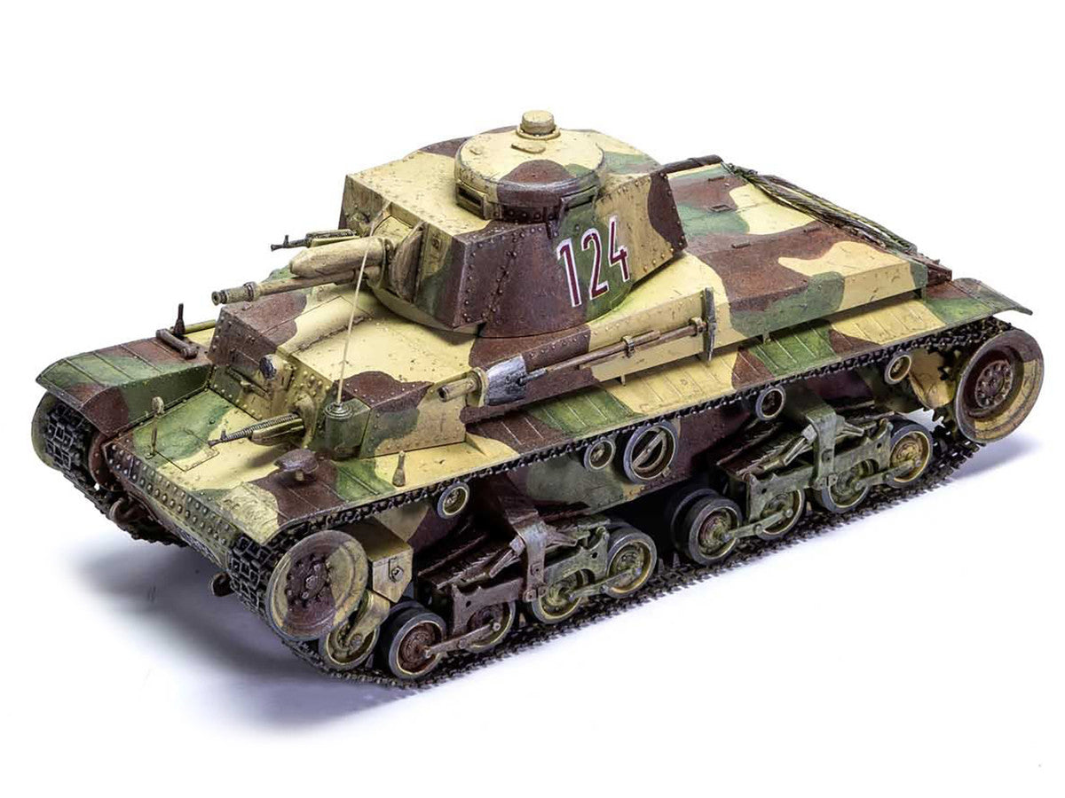 Level 2 Model Kit German Pz.Kpfw.35(t) Light Tank with 2 Scheme Options 1/35 Plastic Model Kit by Airfix-1