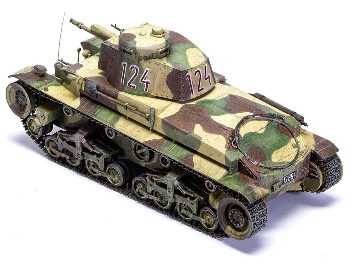 Level 2 Model Kit German Pz.Kpfw.35(t) Light Tank with 2 Scheme Options 1/35 Plastic Model Kit by Airfix-2