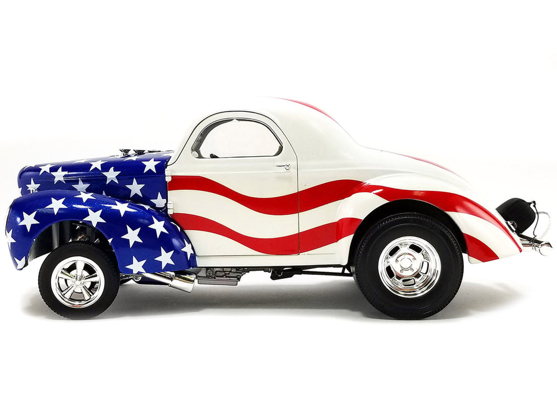 1940 Gasser "Patriot" American Flag Livery Limited Edition to 300 pieces Worldwide 1/18 Diecast Model Car by ACME-3