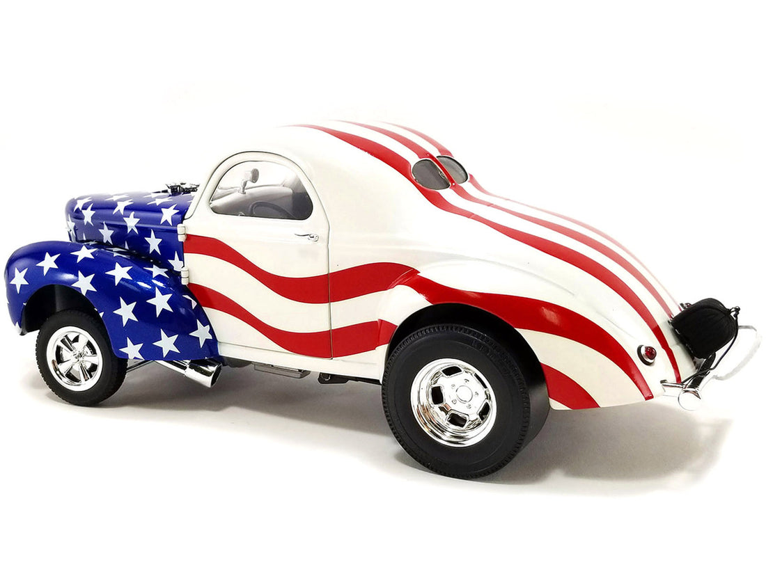 1940 Gasser "Patriot" American Flag Livery Limited Edition to 300 pieces Worldwide 1/18 Diecast Model Car by ACME-4